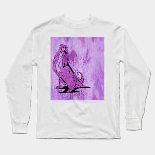 AFGHAN HOUND. Repeat pattern. Long Sleeve T-Shirt